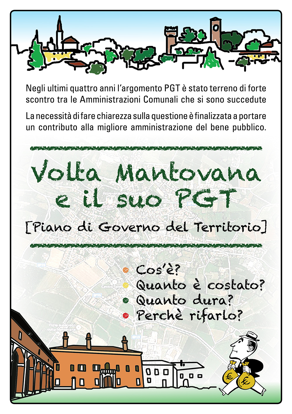 volantino PGT Volta Mantovana fronte